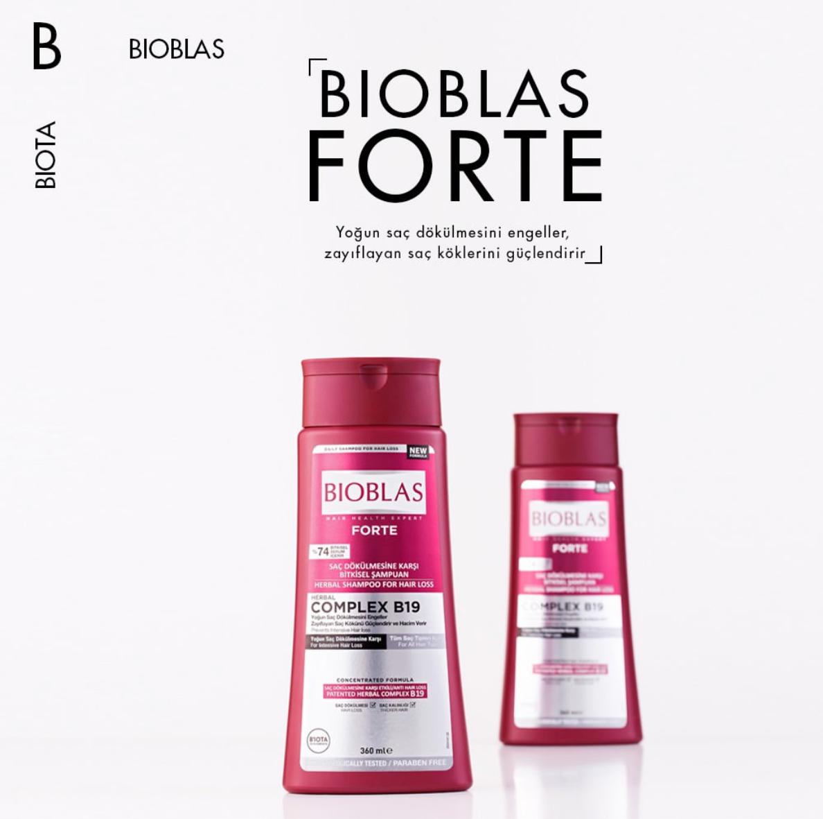 Bioblas Shampoo Forte Herbal Complex B19 360ml