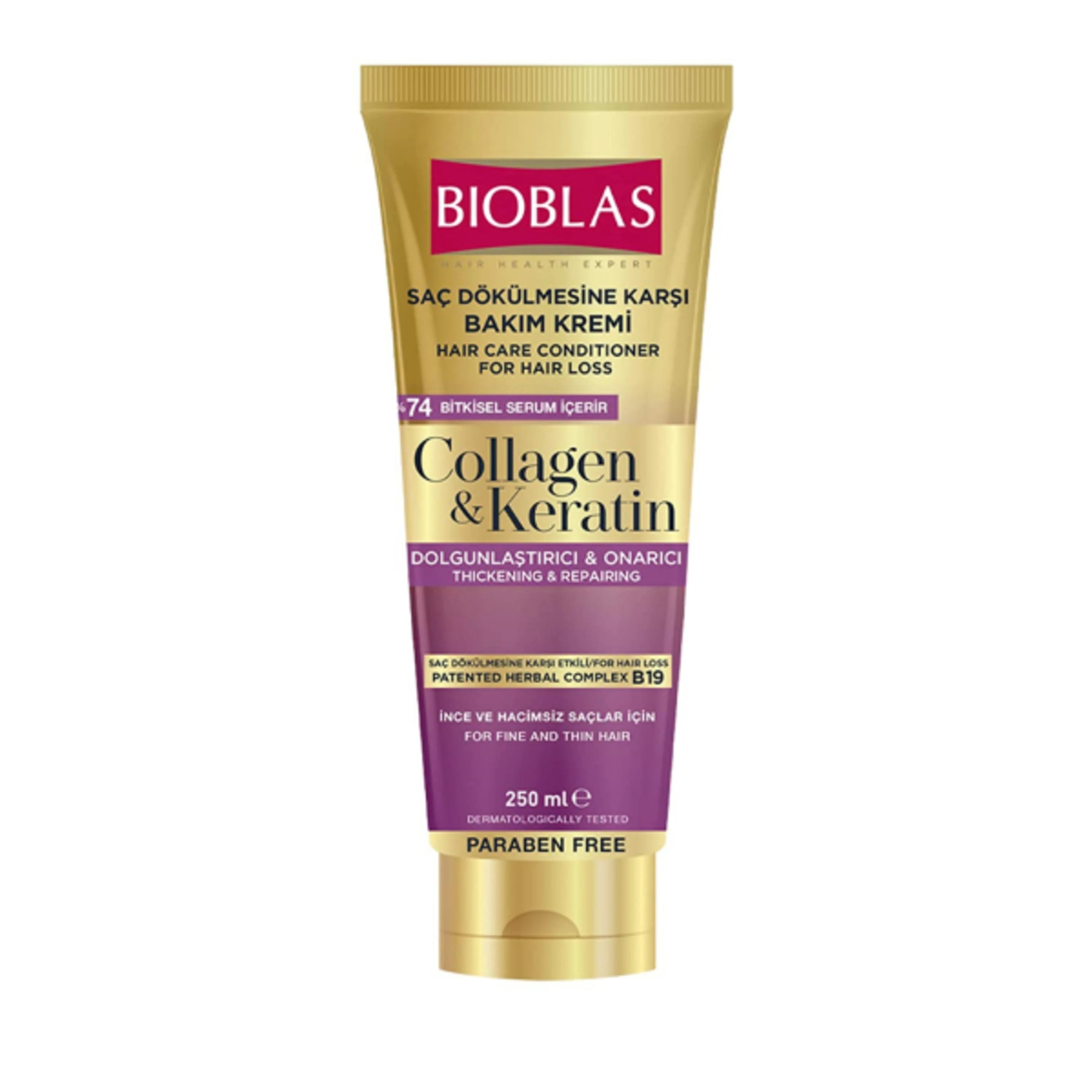 Bioblas Collagen + Keratin Styling Care Cream 250ml