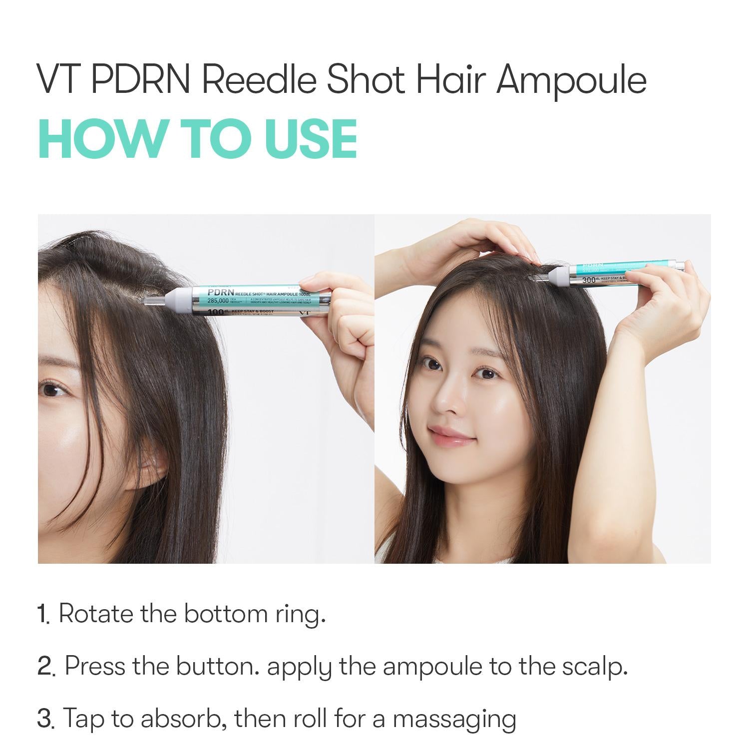 VT PDRN Reedle Shot Hair Ampoule 300dL