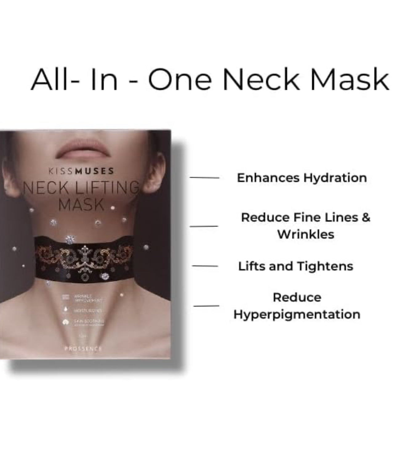 Kiss Muses Neck Lifting Mask 12ml * 10sheets