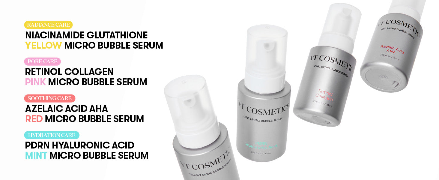 VT RETINOL COLLAGEN PINK MICRO BUBBLE SERUM
