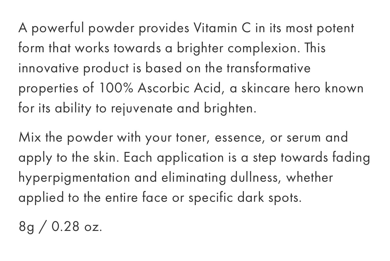 Mixsoon vitamin c powder