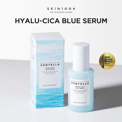 1004 Madagascar Centella  Hyalu-Cica Blue serum 5 Hyaluronic Acid