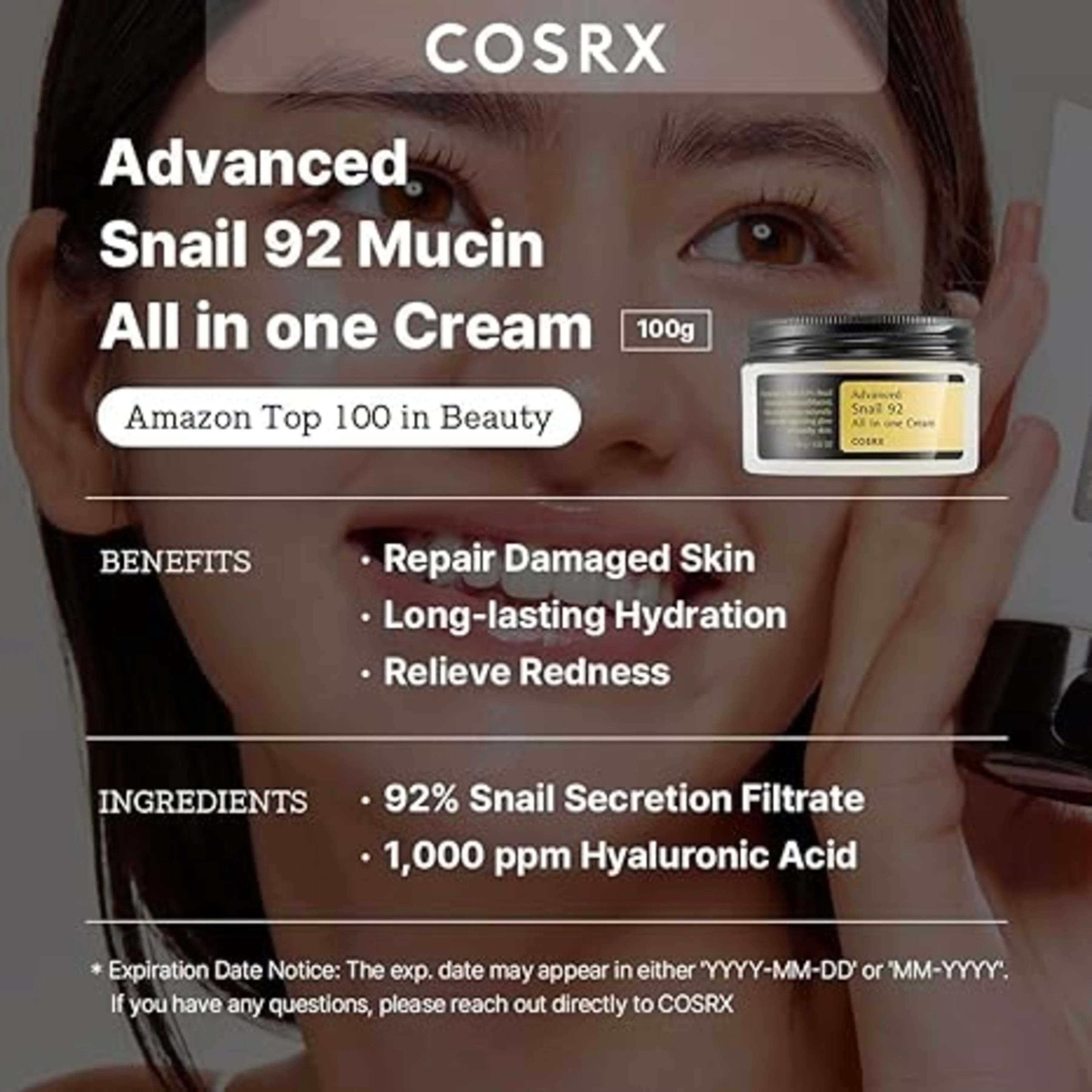 COSRX Advanced Snail 92 All in one Cream 100g