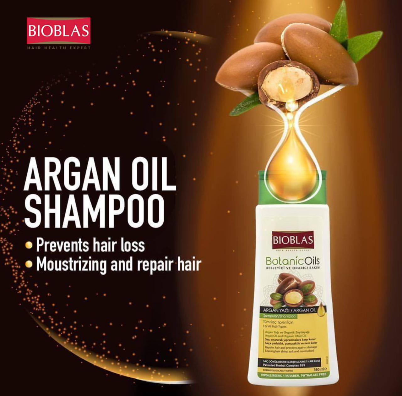 Bioblas Argan Oil Shampoo 360ml