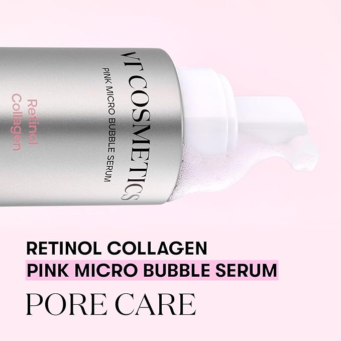 VT RETINOL COLLAGEN PINK MICRO BUBBLE SERUM