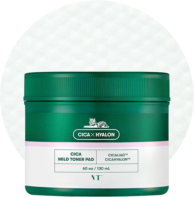 VT CICA MILD TONER PAD (60ea, 130ml)