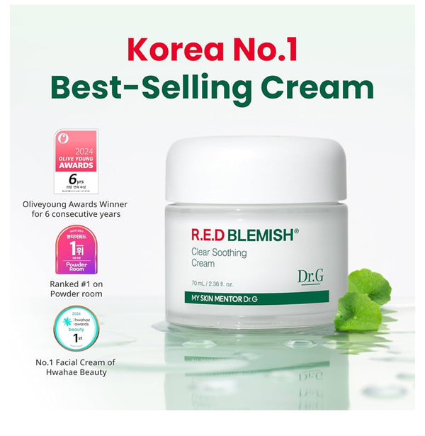 Dr.G Red Blemish Clear Soothing Korean Moisturizer Face Cream