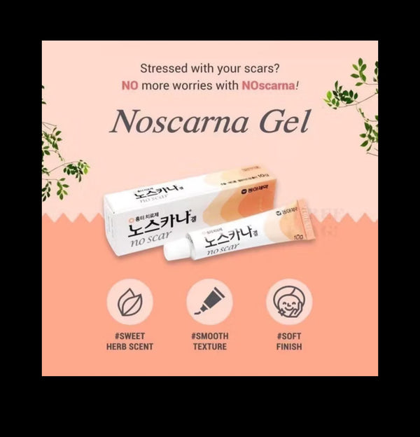 NOSCARNA Scar Gel Treat Keloid, Surgical & Acne Scars 20g
