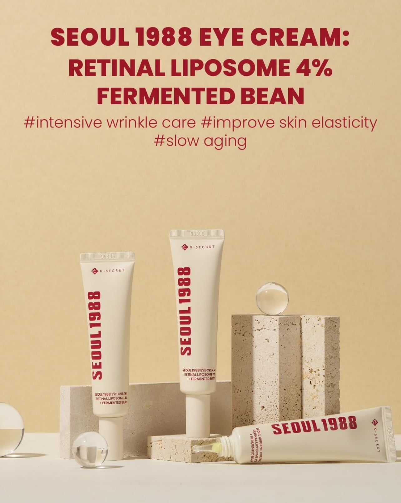 SEOUL 1988 K-SECRET Eye Cream : Retinal Liposome 4%