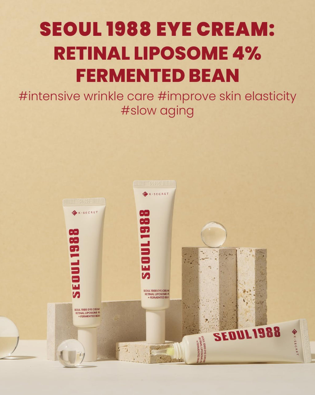 SEOUL 1988 K-SECRET Eye Cream : Retinal Liposome 4%