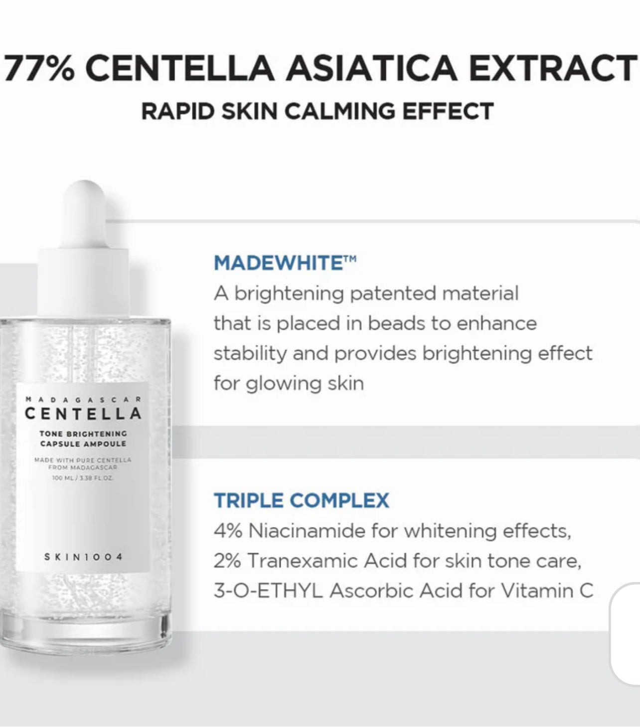 1004 Madagascar Centella Brightening Capsule Ampoule