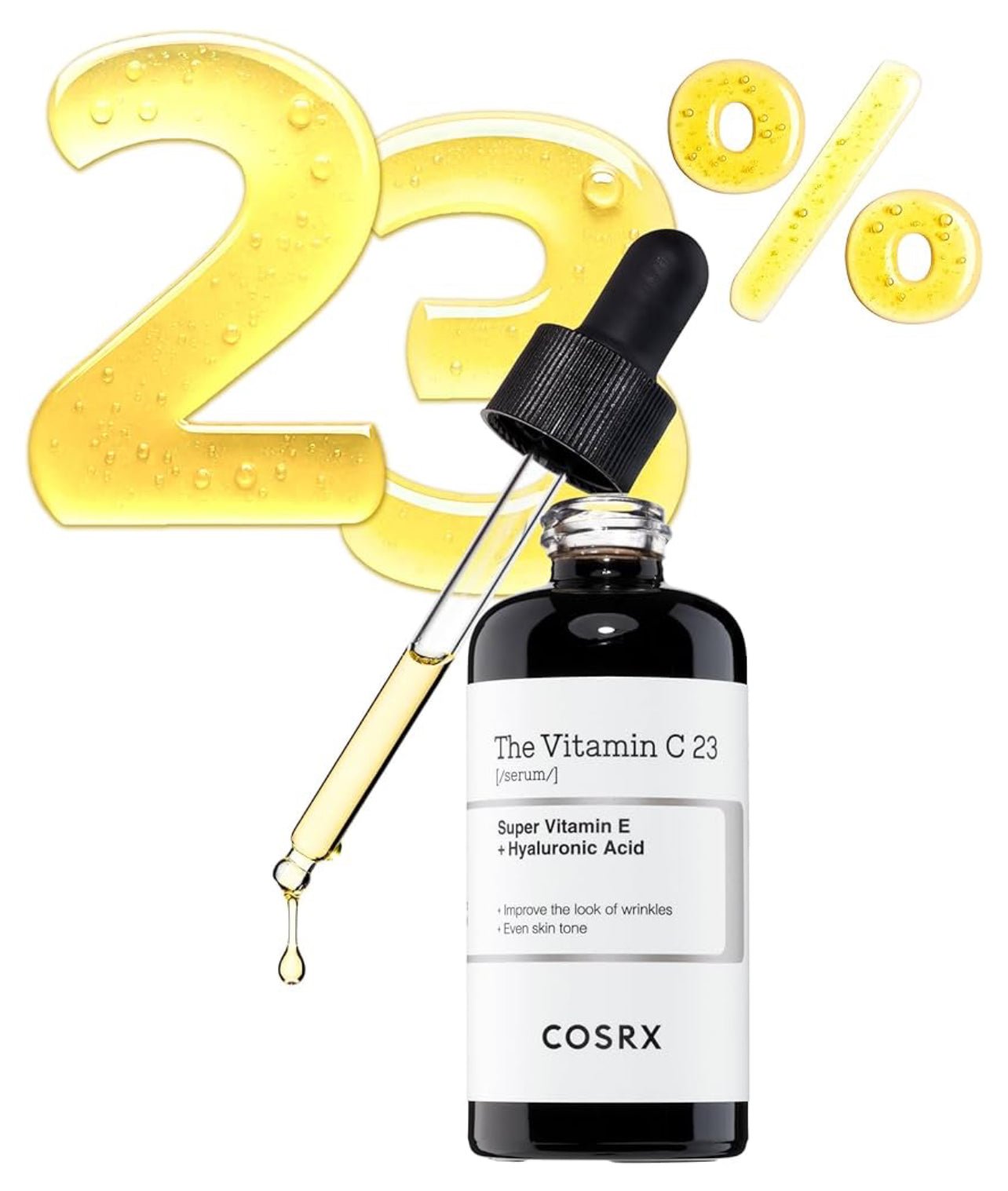 COSRX Pure Vitamin C 23% Serum with Vitamin E & Hyaluronic Acid