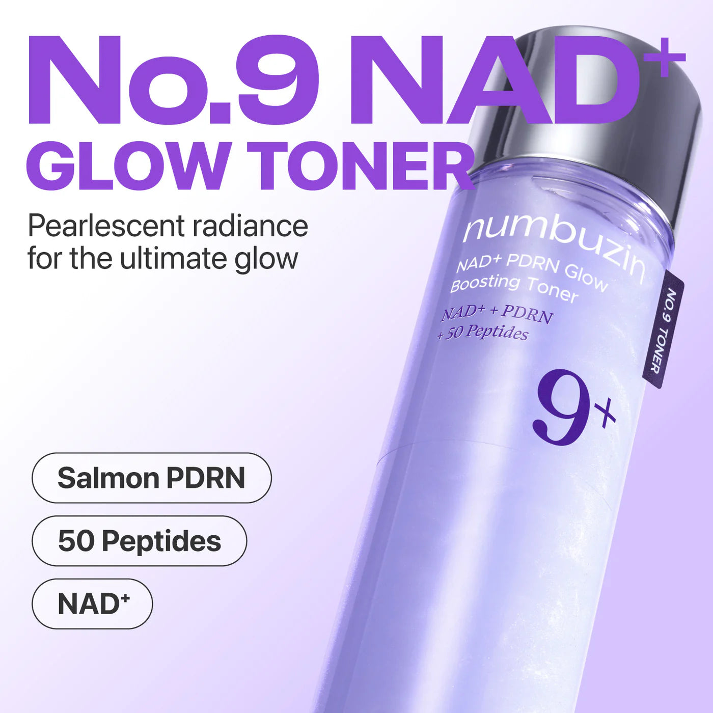 Numbuzin No.9 NAD+ PDRN Glow Boosting Toner