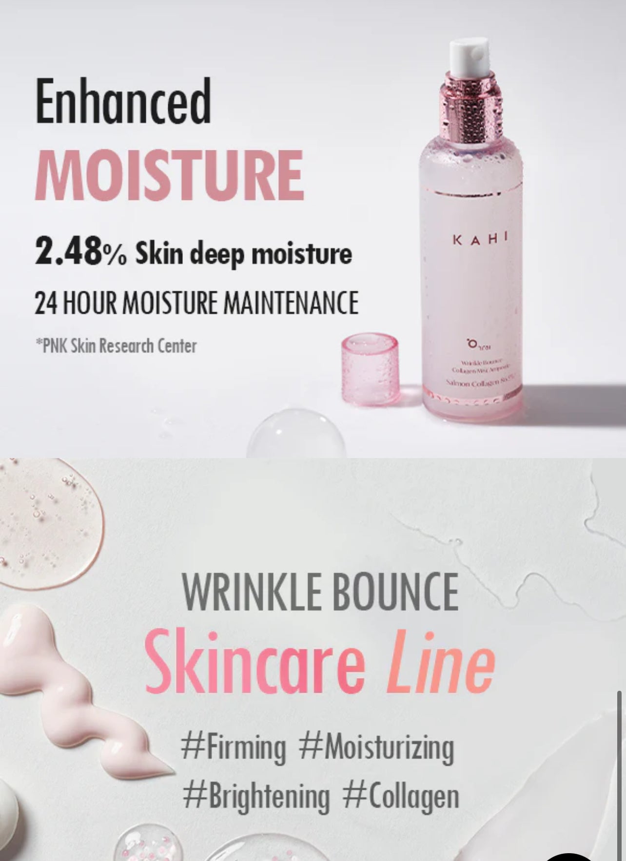 Kahi Wrinkle Bounce Collagen Moisturizing Mist