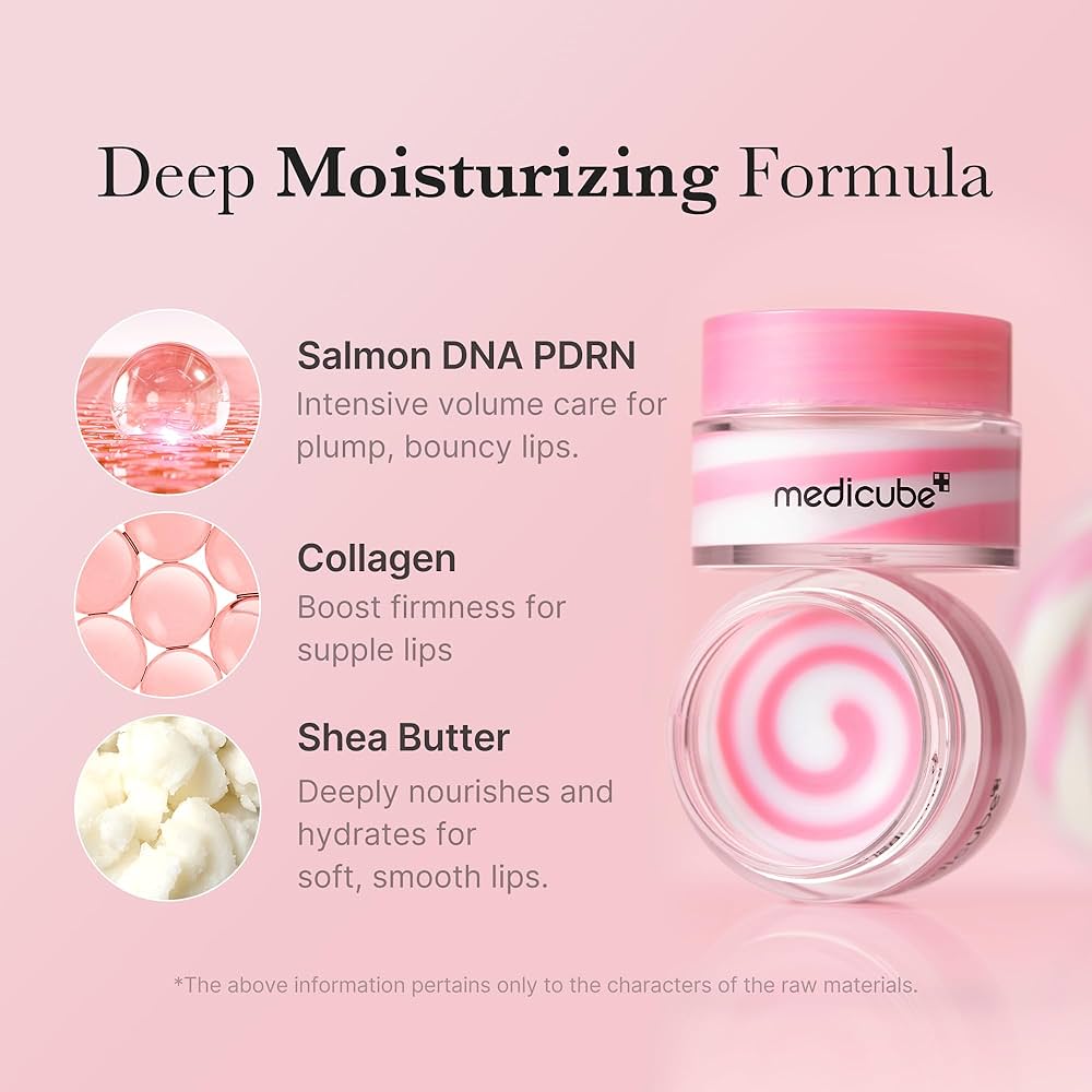 medicube PDRN lip sleeping mask glow balm