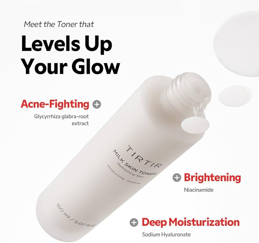 TIRTIR Milk Skin Rice Toner - Deep Moisturizing,