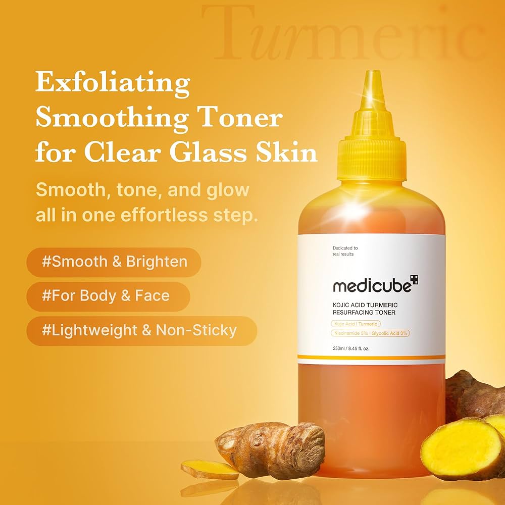 medicube Kojic Acid Turmeric Smoothing Toner for Face