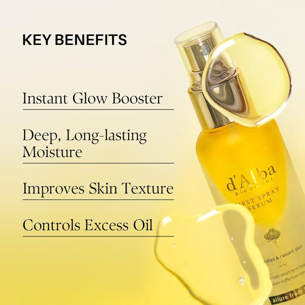 d'Alba White Truffle First Spray Serum
100mL Double Pack