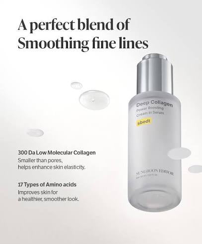 SUNGBOON EDITOR Deep Collagen Power Boosting Cream In Serum sbedt