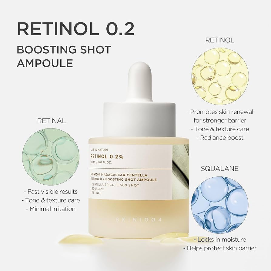 SKIN 1004 Retinol 0.2% Boosting Shot Ampoule