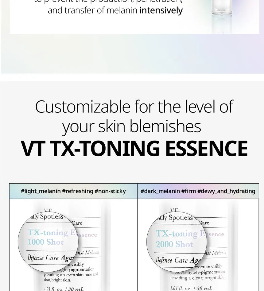 VT TX-TONING ESSENCE 2000 SHOT