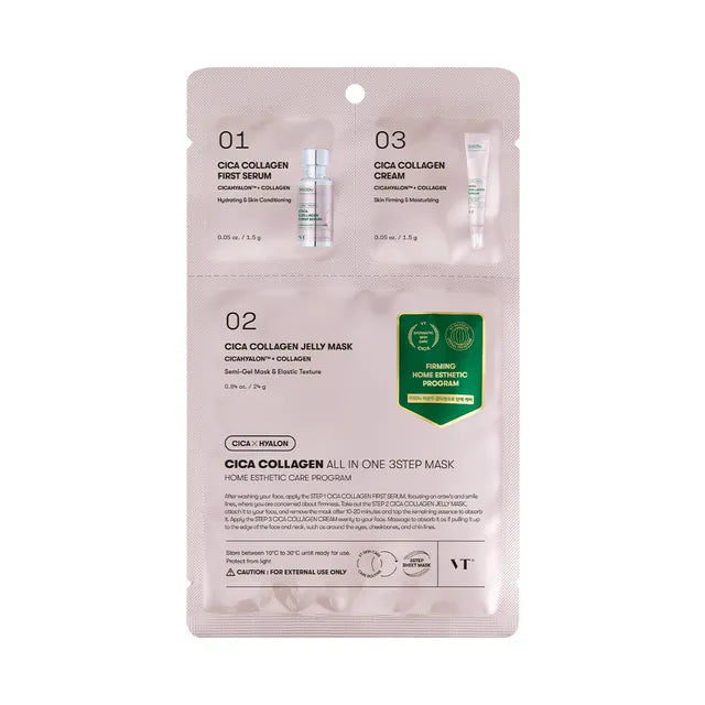 VT CICA COLLAGEN ALL-IN ONE 3STEP MASK