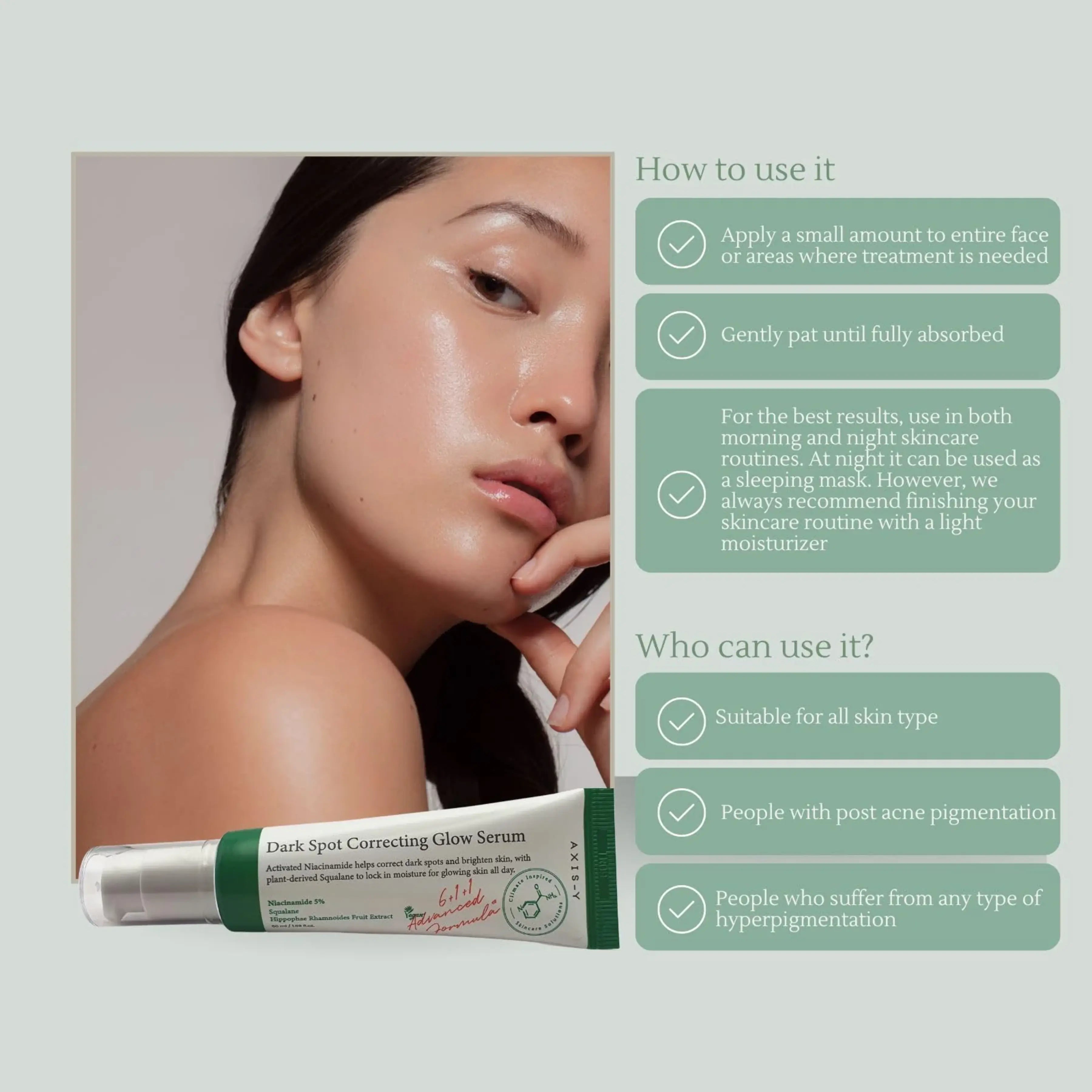 Dark spot correcting Glow Serum Axis-Y 